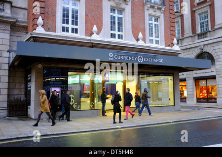 Currency Exchange, Piccadilly, London Stock Photo
