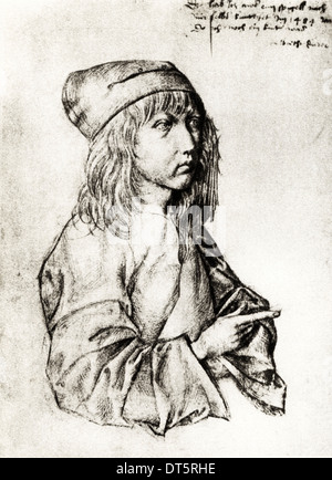 Self portrait by Albrecht Durer circa 1484 German artist 1471 - 1528 Stock Photo