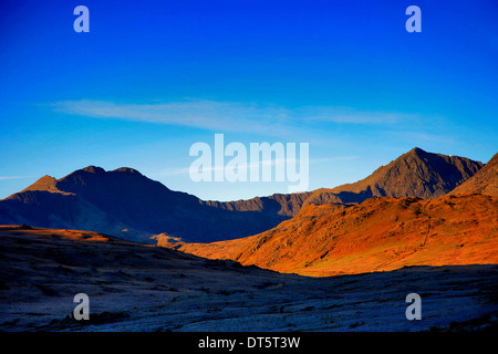 Mount Snowdon Horseshoe, Snowdonia National Park, North Wales, Britain, UK Stock Photo