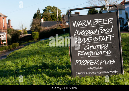 An amusing Uk pub sign Stock Photo - Alamy