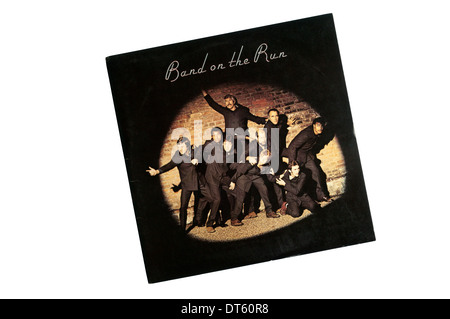 Band on the Run was Wings' third and most successful album, released in 1973. Stock Photo