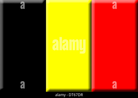 Belgium - national flag Stock Photo