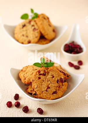 Cranberry cookies. Recipe available.ble. Stock Photo