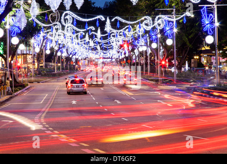 Christmas Decoration on Orchard Road, Singapore Stock Photo