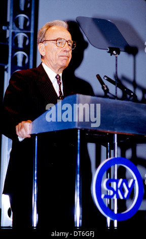 Keith Rupert Murdoch, AC, KSG At The Launch Of Sky Television The ...