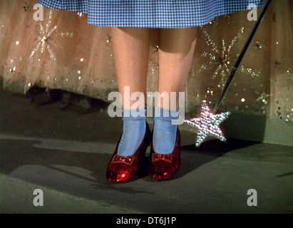 DOROTHY'S MAGIC SHOES THE WIZARD OF OZ (1939) Stock Photo