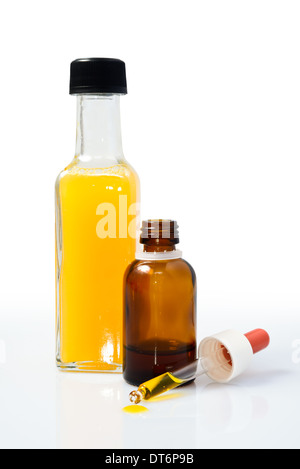 Download Amber Glass Dropping Bottle With Glass Dropper White Background Stock Photo Alamy Yellowimages Mockups