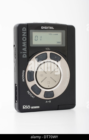 Rio PMP300 digital audio player 'Diamond Rio' MP3 player. First commercially successful MP3 player. Stock Photo