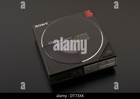 Sony Portable Compact Disc Player D-5 First Discman Stock Photo