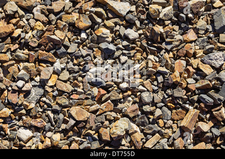 background texture of natural broken rocks Stock Photo