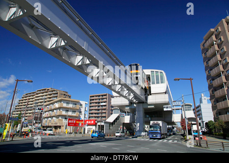 Tama Toshi Monorail Line Tokyo Japan Stock Photo