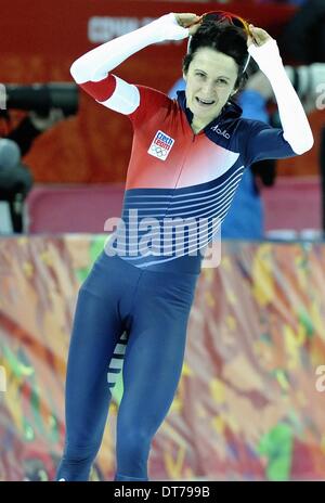 Sochi, Russia. 9th Feb, 2014. Kjetil Jansrud of Norway reacts during ...