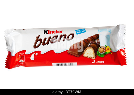 A Kinder Bueno chocolate bar. Stock Photo
