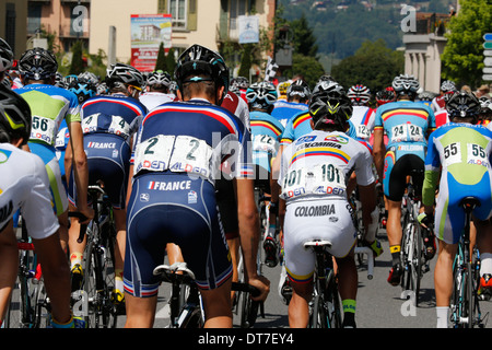 Tour of the Future : a French road bicycle racing stage race. Stock Photo