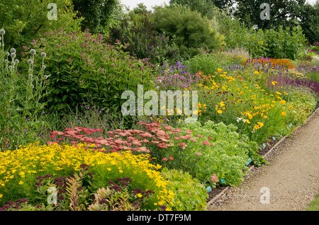 Herbaceous Border Breezy Knees Gardens Stock Photo