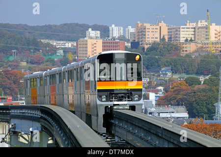 Tama Toshi Monorail Line Tokyo Japan Stock Photo