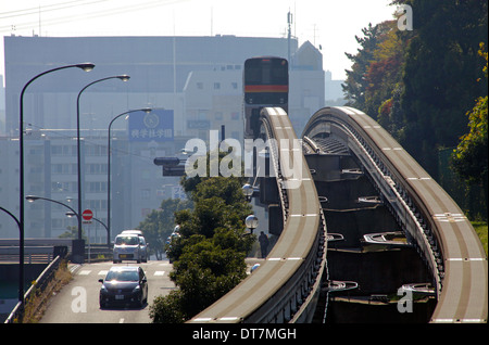 Tama Toshi Monorail Line Tokyo Japan Stock Photo