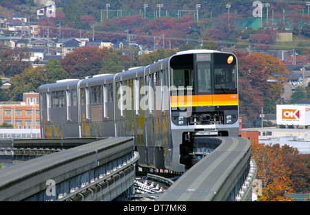 Tama Toshi Monorail Line Tokyo Japan Stock Photo