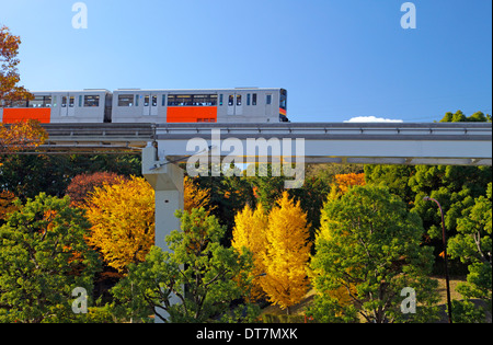 Tama Toshi Monorail Line Tokyo Japan Stock Photo