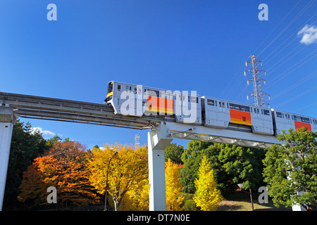 Tama Toshi Monorail Line Tokyo Japan Stock Photo