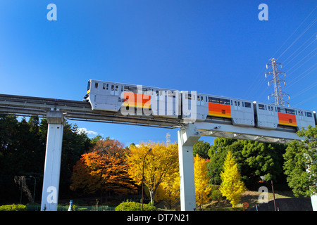 Tama Toshi Monorail Line Tokyo Japan Stock Photo