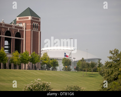 Global Life Park, home of the Texas Rangers and the AT&T Stadium, home to the Dallas Cowboys in Arlington Stock Photo