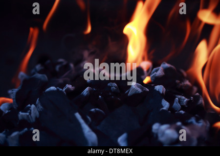 Barbecue coals Stock Photo