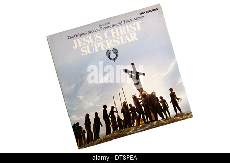 1973 release of the soundtrack to the film Jesus Christ Superstar, based on the Andrew Lloyd Webber & Tim Rice rock opera. Stock Photo