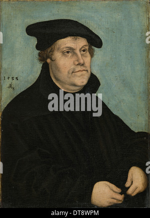 Martin Luther (1483-1546) at the Age of 50, 1533. Artist: Cranach, Lucas, the Elder (1472-1553) Stock Photo