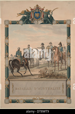 The Battle of Austerlitz on December 2, 1805, 1805. Artist: Vernet, Carle (1758-1836) Stock Photo