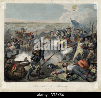 The Battle of Fleurus on 26 June 1794, 1795. Artist: Mauzaisse, Jean-Baptiste (1784-1844) Stock Photo