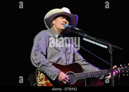 San Antonio, Texas, USA  . 10th Feb, 2014. Country music artist Alan Jackson performs in concert at the San Antonio Rodeo on February 10, 2014 in San Antonio Texas - USA. Credit:  ZUMA Press, Inc./Alamy Live News Stock Photo