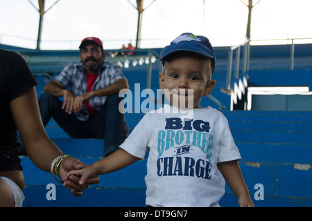 Havana’s Latinoamericano Baseball Stadium game, Cuba Stock Photo