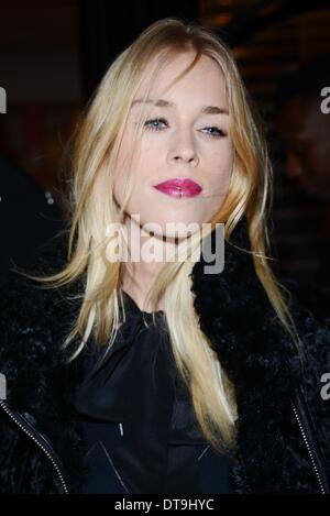 London, UK. 12th Feb, 2014. Guests arrives at the Claudie Pierlot UK launch party at Pertwee, Anderson & Gold on February 12, 2014 in London, England. Photo by Credit: See Li/Alamy Live News Stock Photo