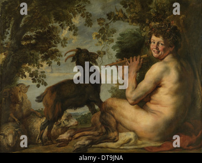 Satyr, 1630-1640. Artist: Jordaens, Jacob (1593-1678) Stock Photo