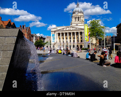 Nottingham Council House, Old Market Square, Nottingham, UK. Stock Photo