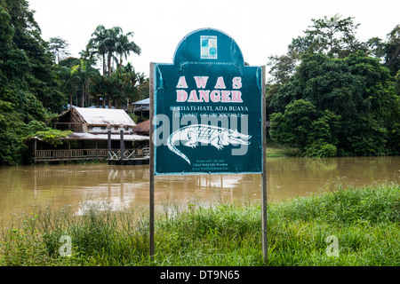 The Gateway to Niah cave National Park in Sarawak. Stock Photo