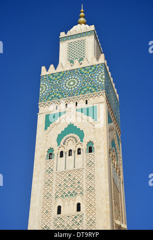 Grande Mosquée Hassan II, Bd Sidi Mohammed Ben Abdallah, Casablanca, Grand Casablanca Region, Kingdom of Morocco Stock Photo