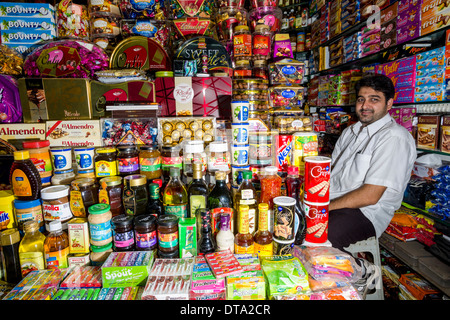 Grocery stall at Crawfort Market, Mumbai, Maharashtra, India Stock Photo