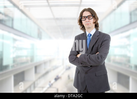 young business man portrait at the office Stock Photo