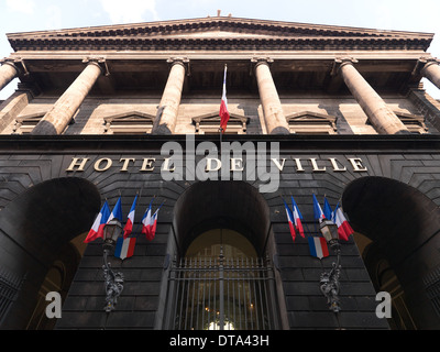 Clermont- Ferrand, France, Town Hall, Hotel de Ville, in the old town Stock Photo
