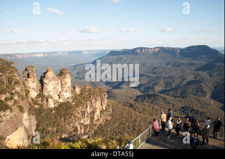 The Three Sisters. Blue Mountains. Australia. Stock Photo