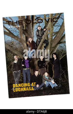 Programme for the 2009 production of Dancing at Lughnasa by Brian Friel at The Old Vic. Stock Photo