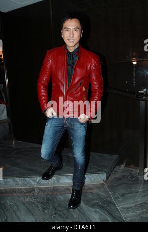 Hong Kong, China. 12th Feb, 2014. Donnie Yen attends celebration party of film The Monkey King in Hong Kong, China on Wednesday February 12, 2014. Credit:  TopPhoto/Alamy Live News Stock Photo