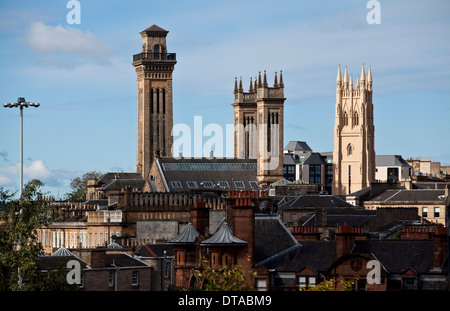 Glasgow, Türme des Trinity College Stock Photo