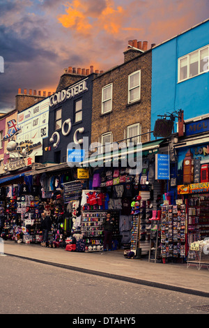 Camden Market High street, North London, England, UK Stock Photo