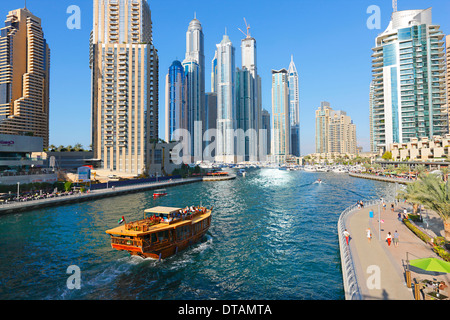Dubai Marina, dhow boat