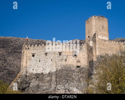 Khertvisi fortress on mountain. It is one of the oldest fortresses in  Georgia Stock Photo - Alamy