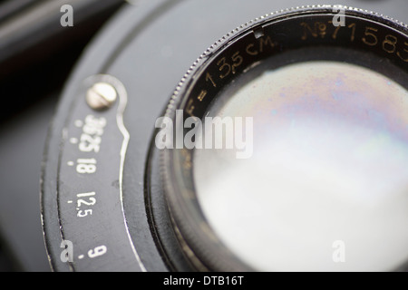 Camera lens, close-up Stock Photo