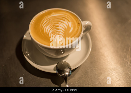 Berlin, Germany, freshly brewed coffee in cafe West Berlin Stock Photo
